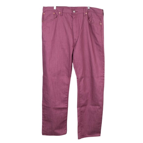 Levis 501 Original Fit Purple Jeans W40 L32 40X32 NWOT 100% Cotton Classic Color - Picture 1 of 6